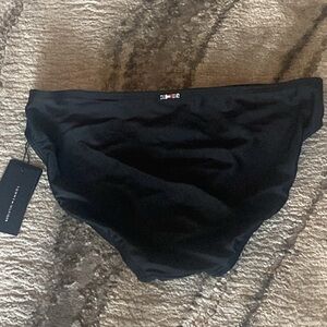 Tommy Hilfiger black moderate coverage Bikini bottom XL NWT